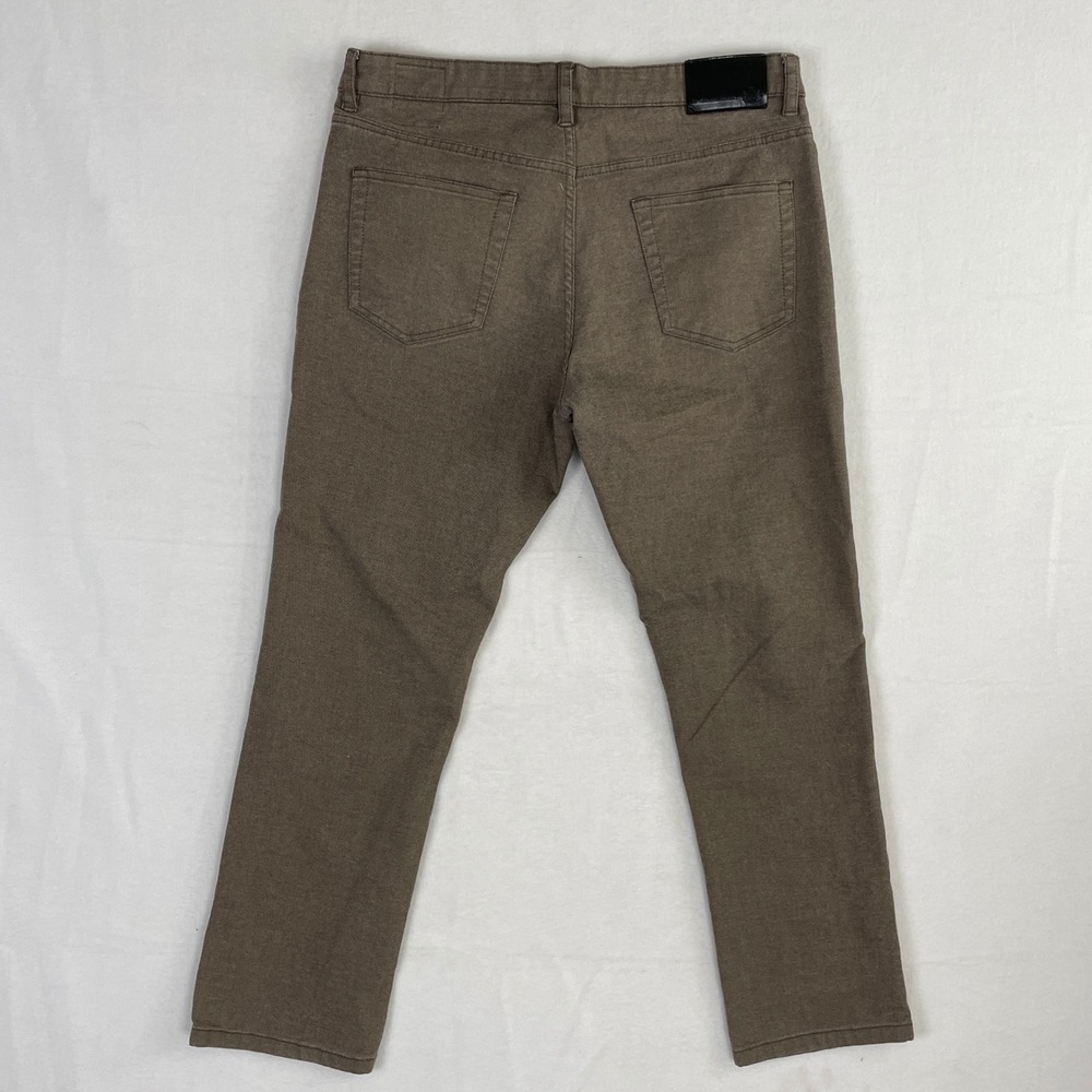 English Laundry Mens Brown Pants Casual Comfort Fit Denim Jeans 34W x 28L‎